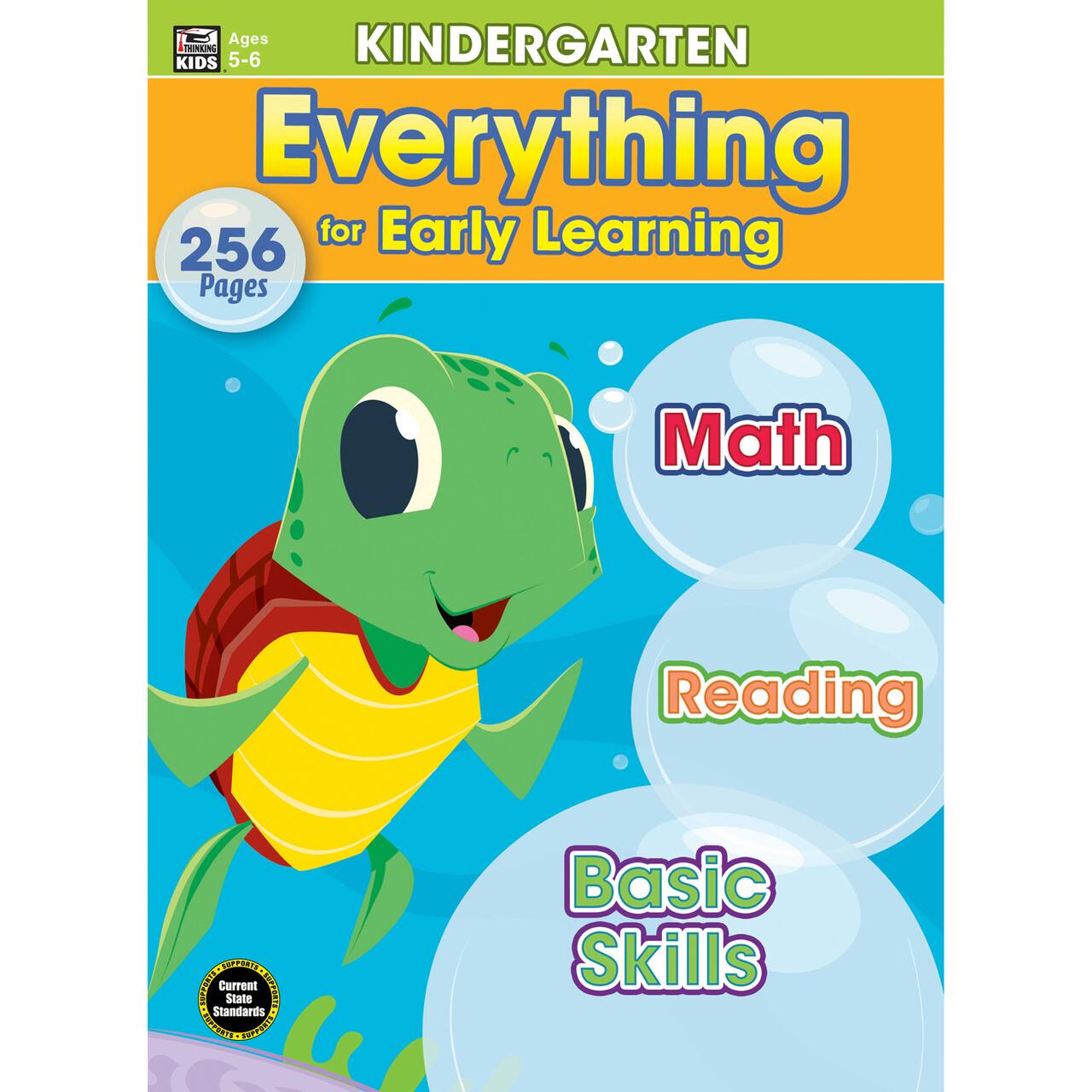 Thinking Kids Everything for Early Learning: Math, Reading &#x26; Basic Skills, Kindergarten